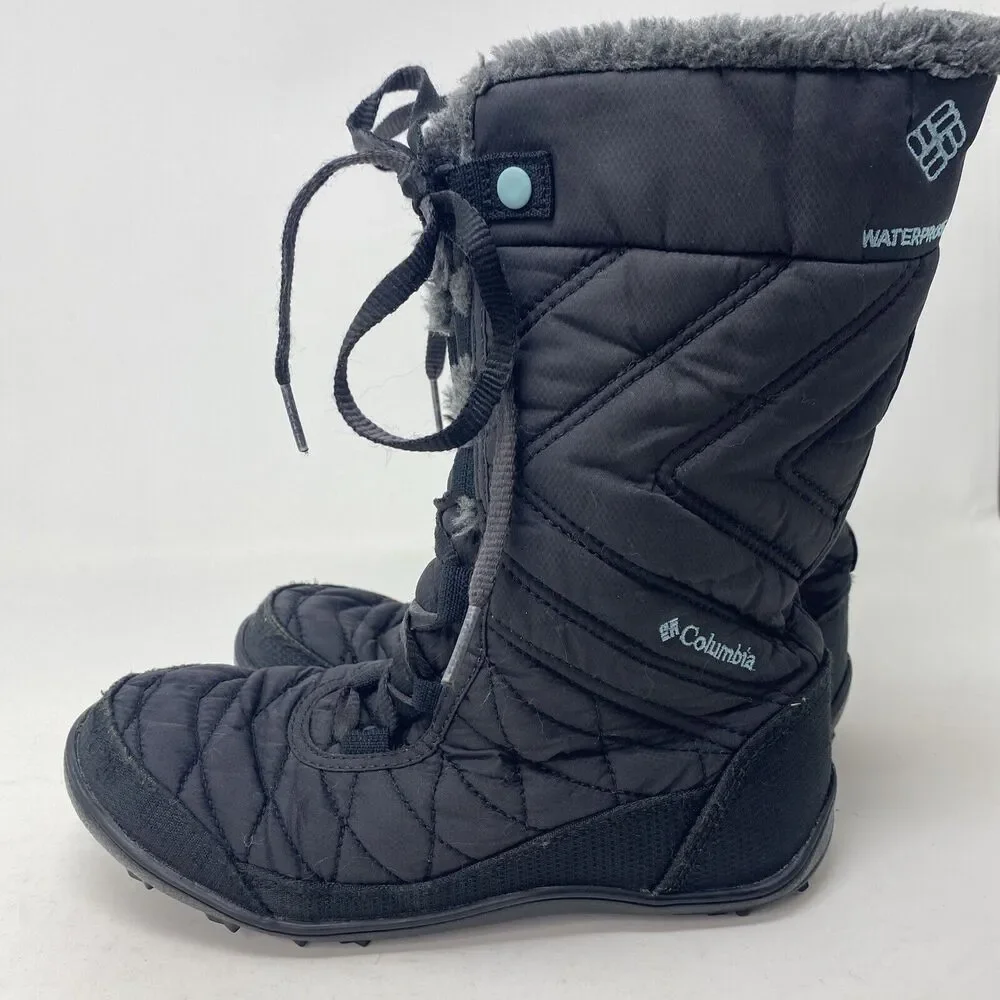 Columbia Minx Mid II Insulated Winter‎ Snow Boot BY5949-010 Size 4 Girls
